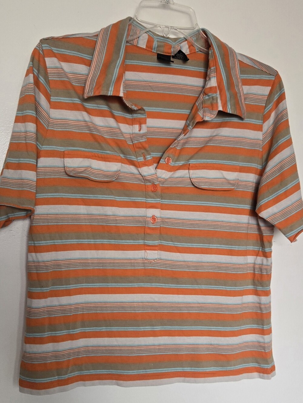 Vintage Striped Polo Shirt